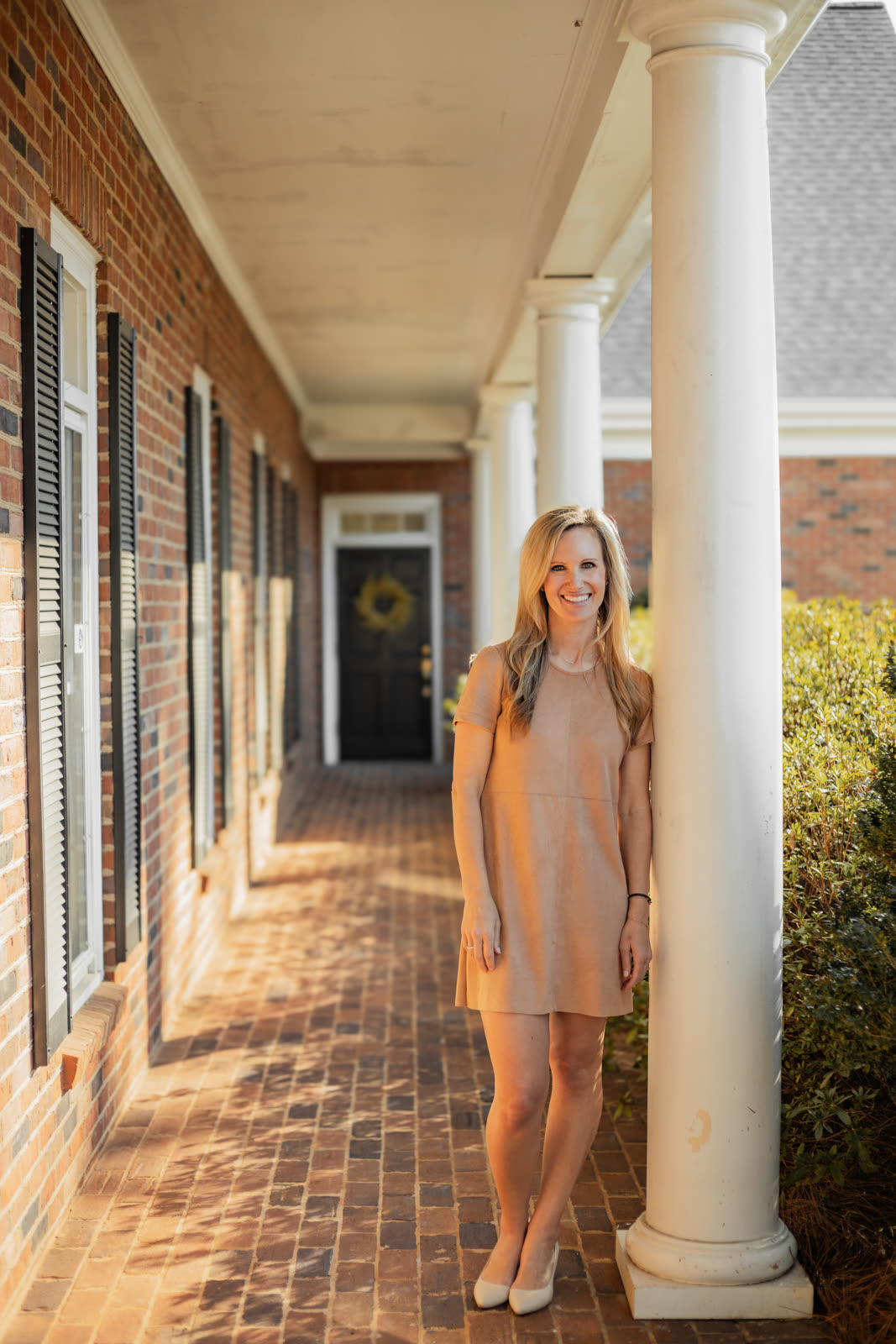 Dr. Sarah Wilson outside the practice
