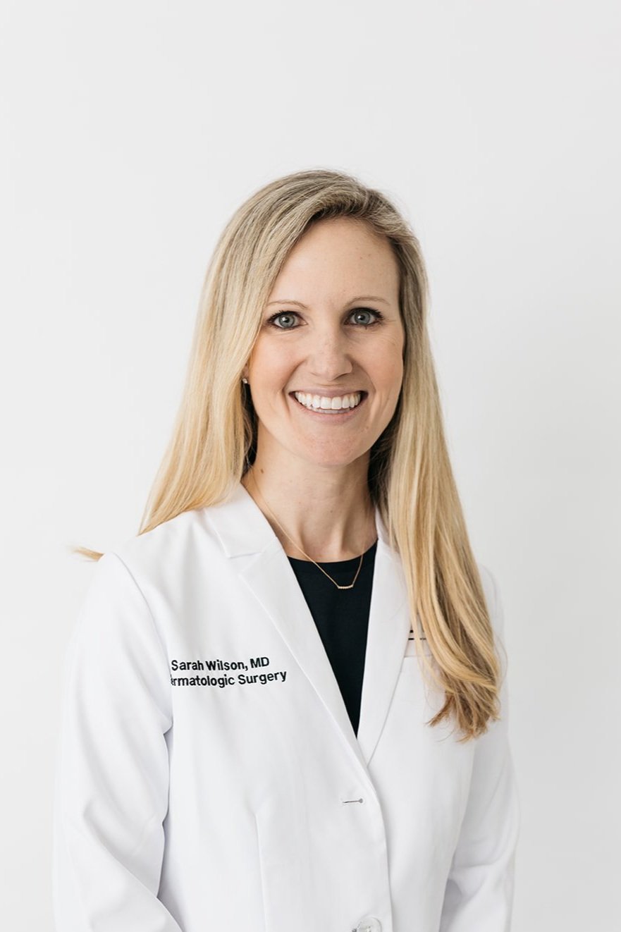 Sarah Wilson, MD &mdash; board-certified dermatologist, medical headshot